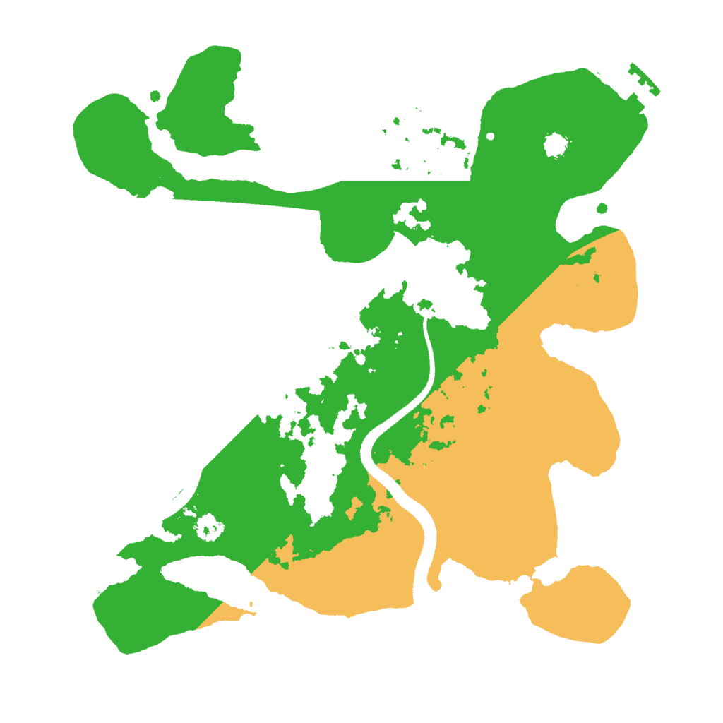 Biome Rust Map: Procedural Map, Size: 2700, Seed: 8008135