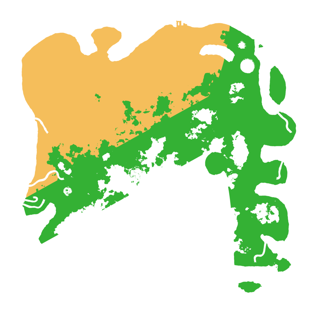 Biome Rust Map: Procedural Map, Size: 3950, Seed: 134023373