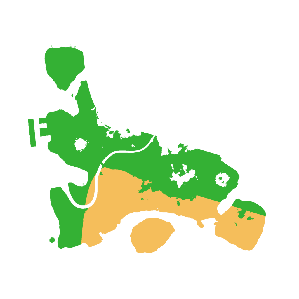 Biome Rust Map: Procedural Map, Size: 2182, Seed: 13825