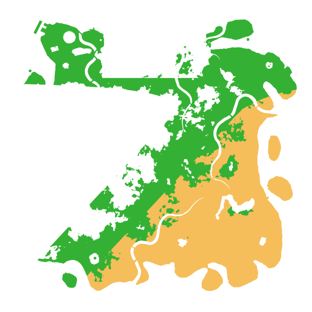 Biome Rust Map: Procedural Map, Size: 4500, Seed: 815130624