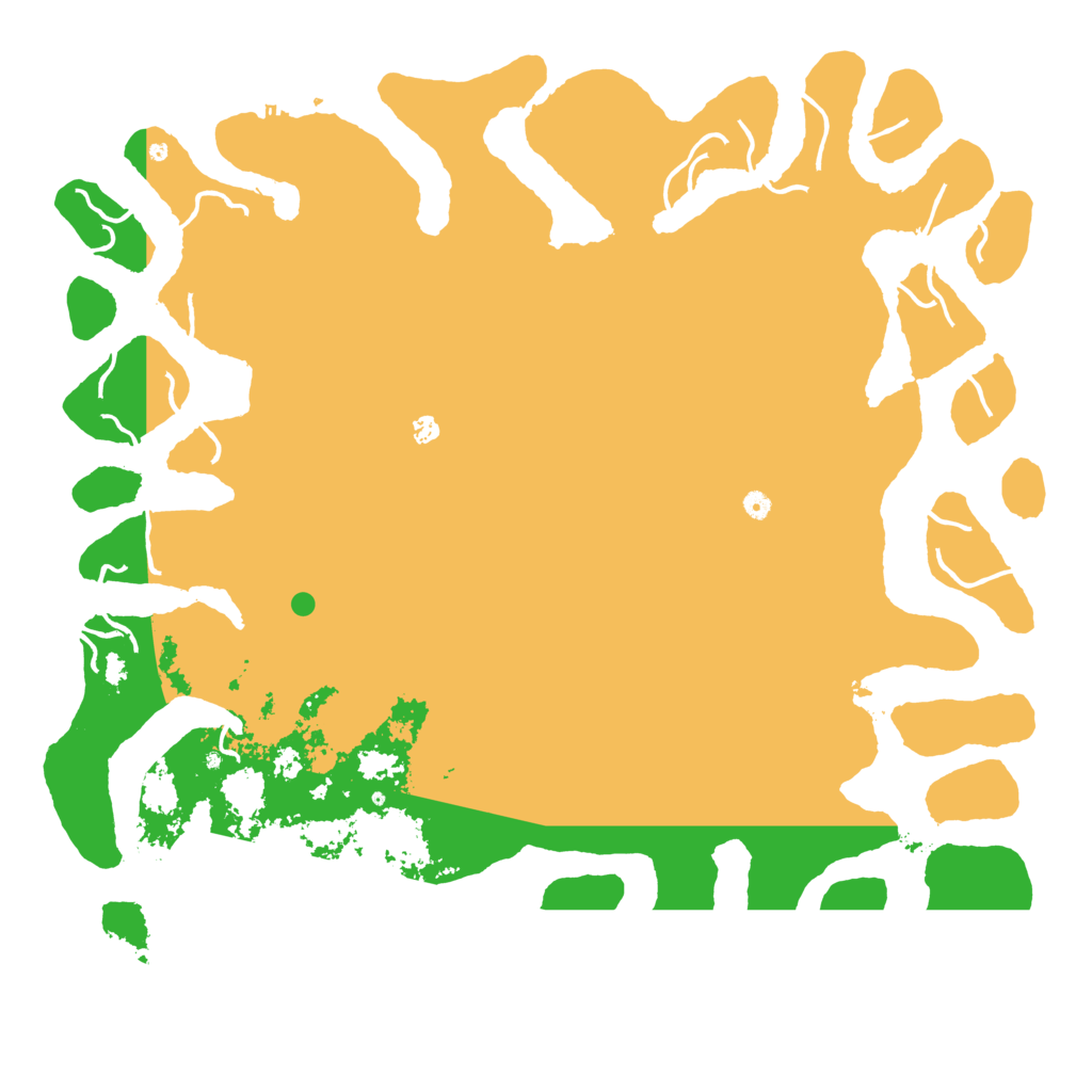 Biome Rust Map: Procedural Map, Size: 6000, Seed: 78059