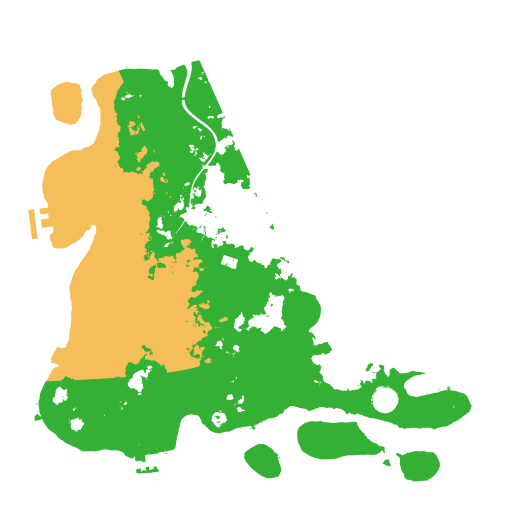 Biome Rust Map: Procedural Map, Size: 3550, Seed: 528217