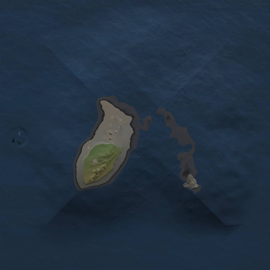 Rust Map: Procedural Map, Size: 1000, Seed: 1891041096, 3 Monuments