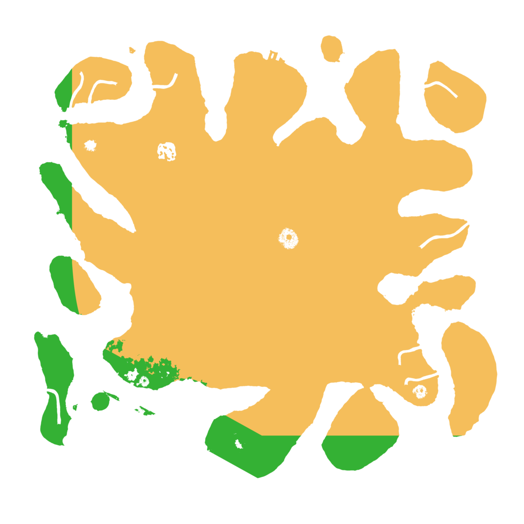 Biome Rust Map: Procedural Map, Size: 4000, Seed: 43