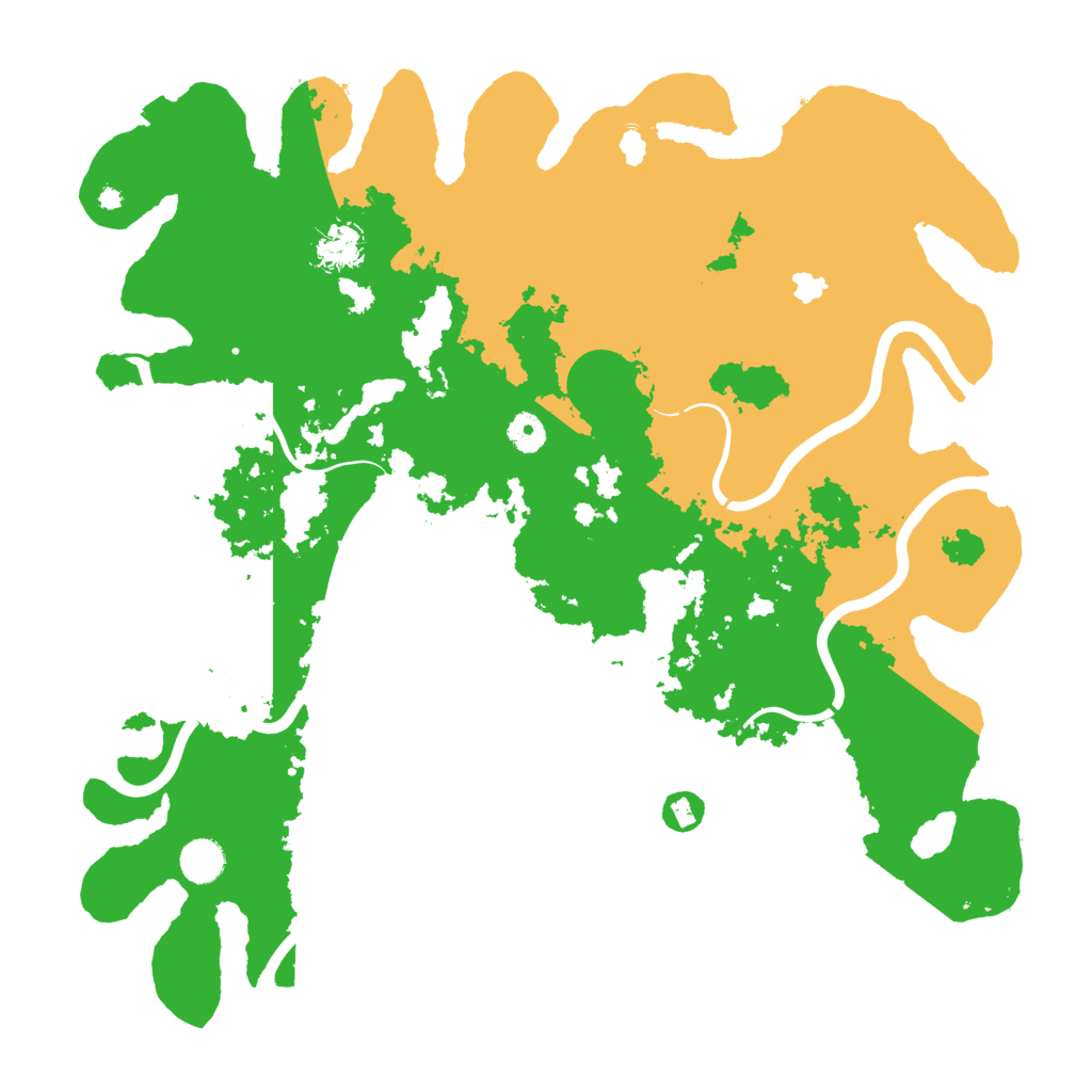 Biome Rust Map: Procedural Map, Size: 4300, Seed: 8675309