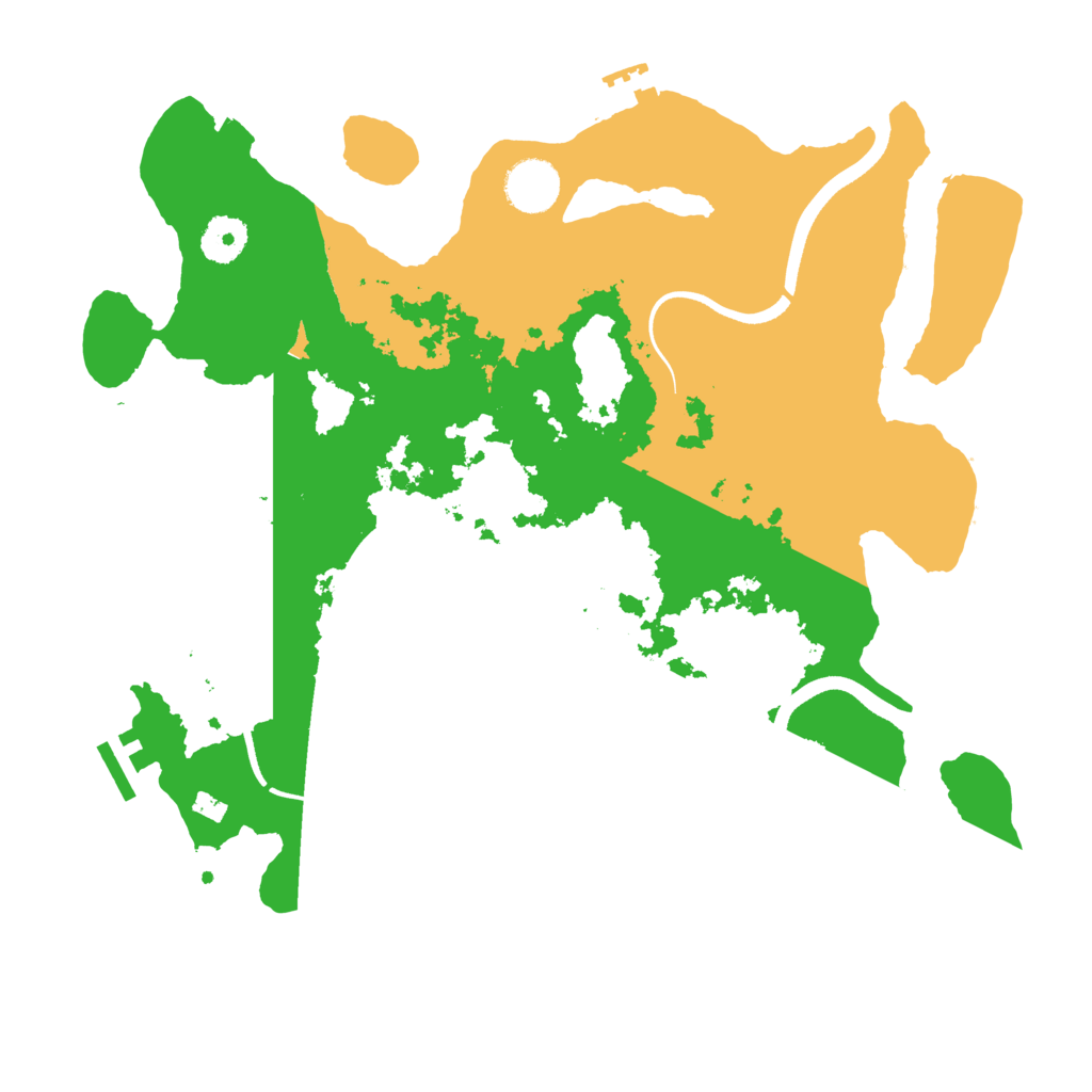 Biome Rust Map: Procedural Map, Size: 3550, Seed: 321675