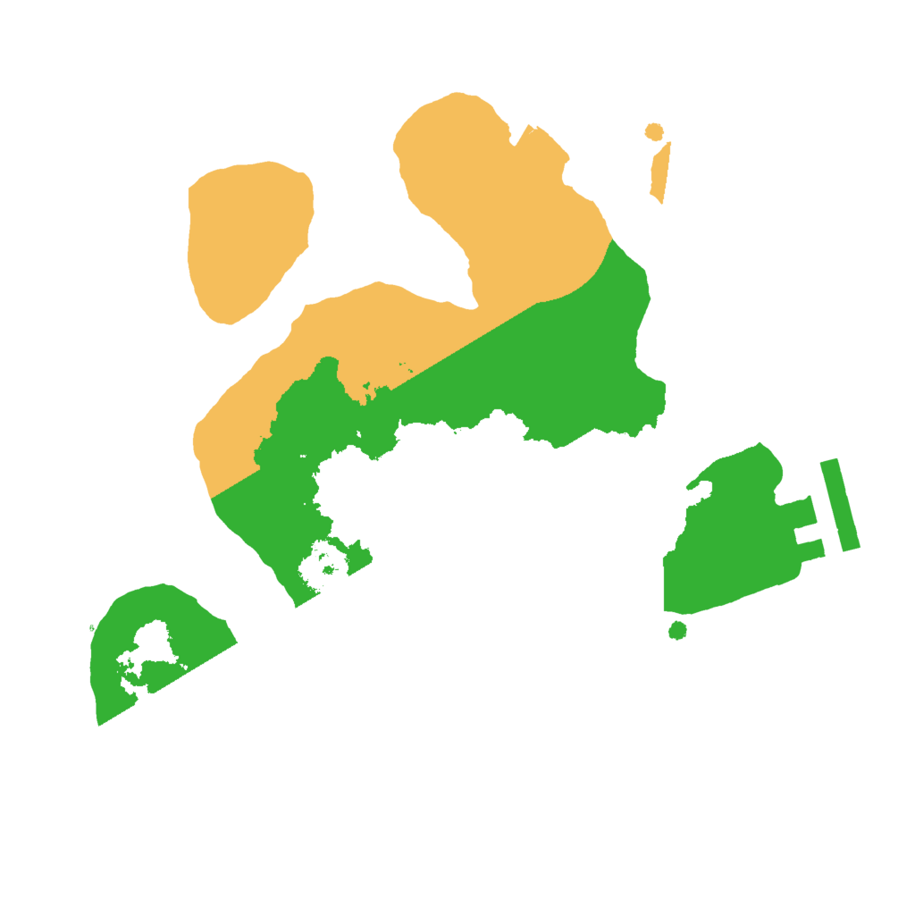 Biome Rust Map: Procedural Map, Size: 2000, Seed: 12344