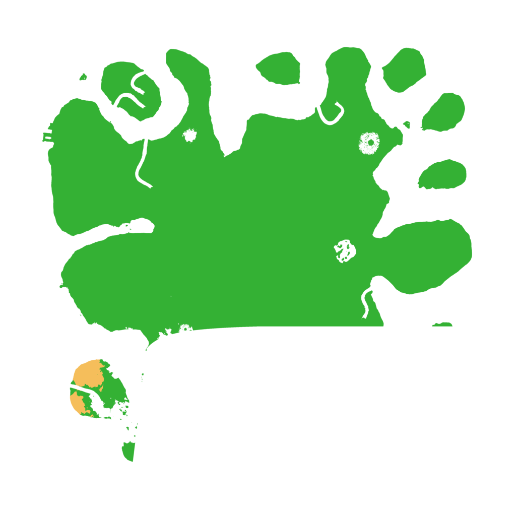 Biome Rust Map: Procedural Map, Size: 3550, Seed: 953387