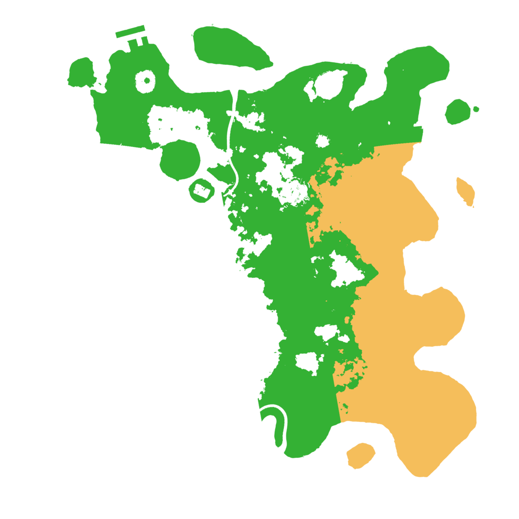 Biome Rust Map: Procedural Map, Size: 3550, Seed: 928088