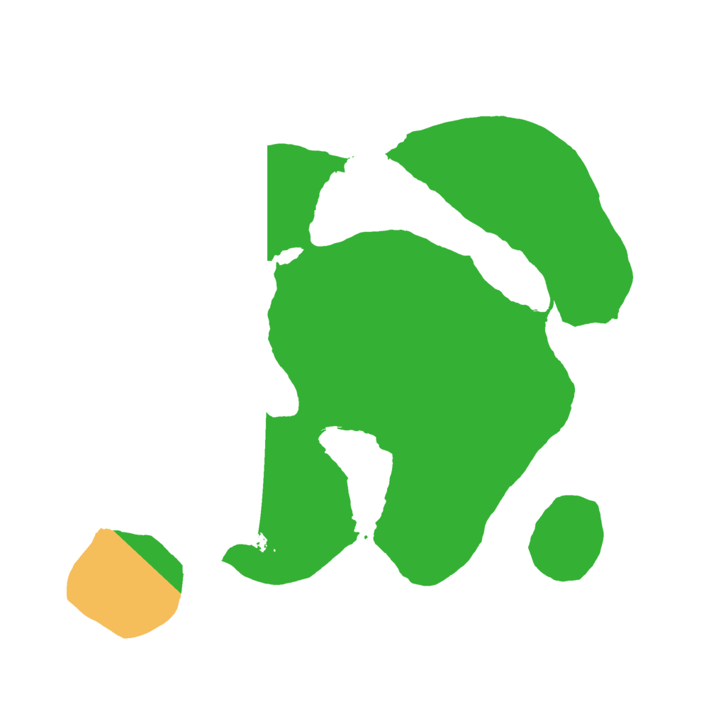 Biome Rust Map: Barren, Size: 2000, Seed: 1712