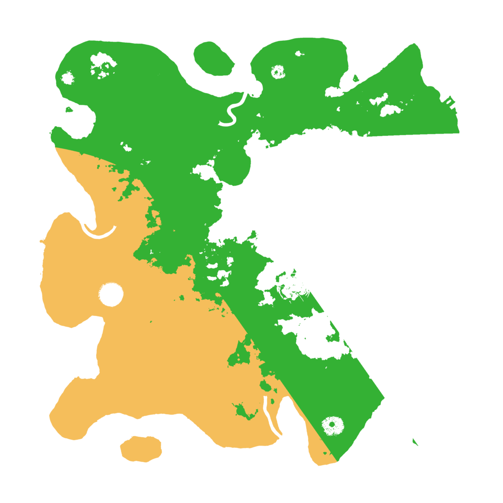 Biome Rust Map: Procedural Map, Size: 3700, Seed: 9813145