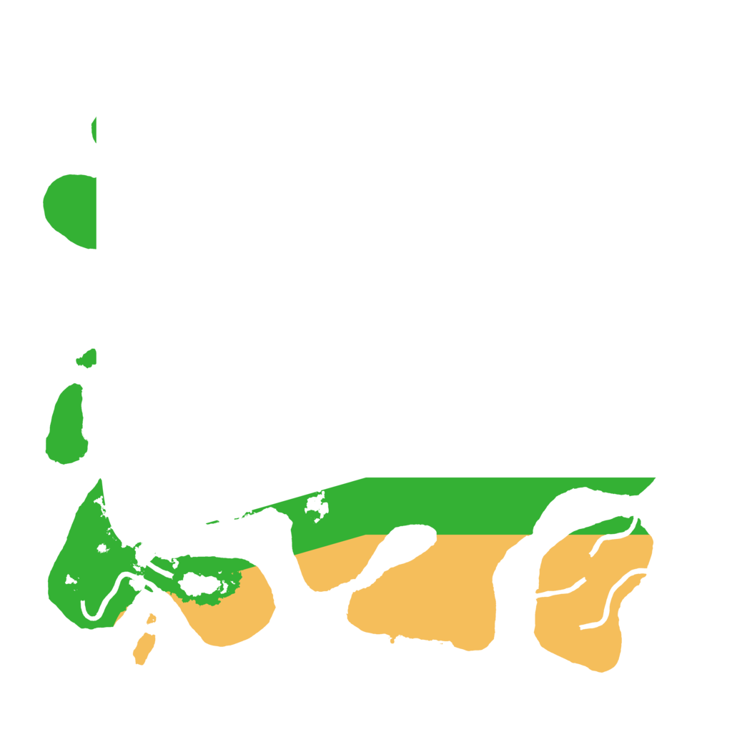 Biome Rust Map: Procedural Map, Size: 3550, Seed: 980200