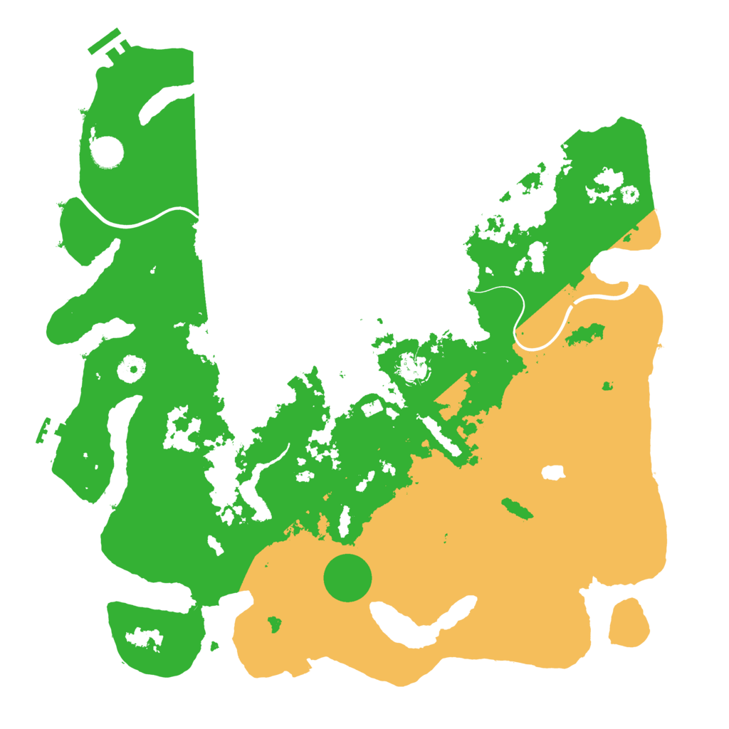Biome Rust Map: Procedural Map, Size: 4000, Seed: 745834