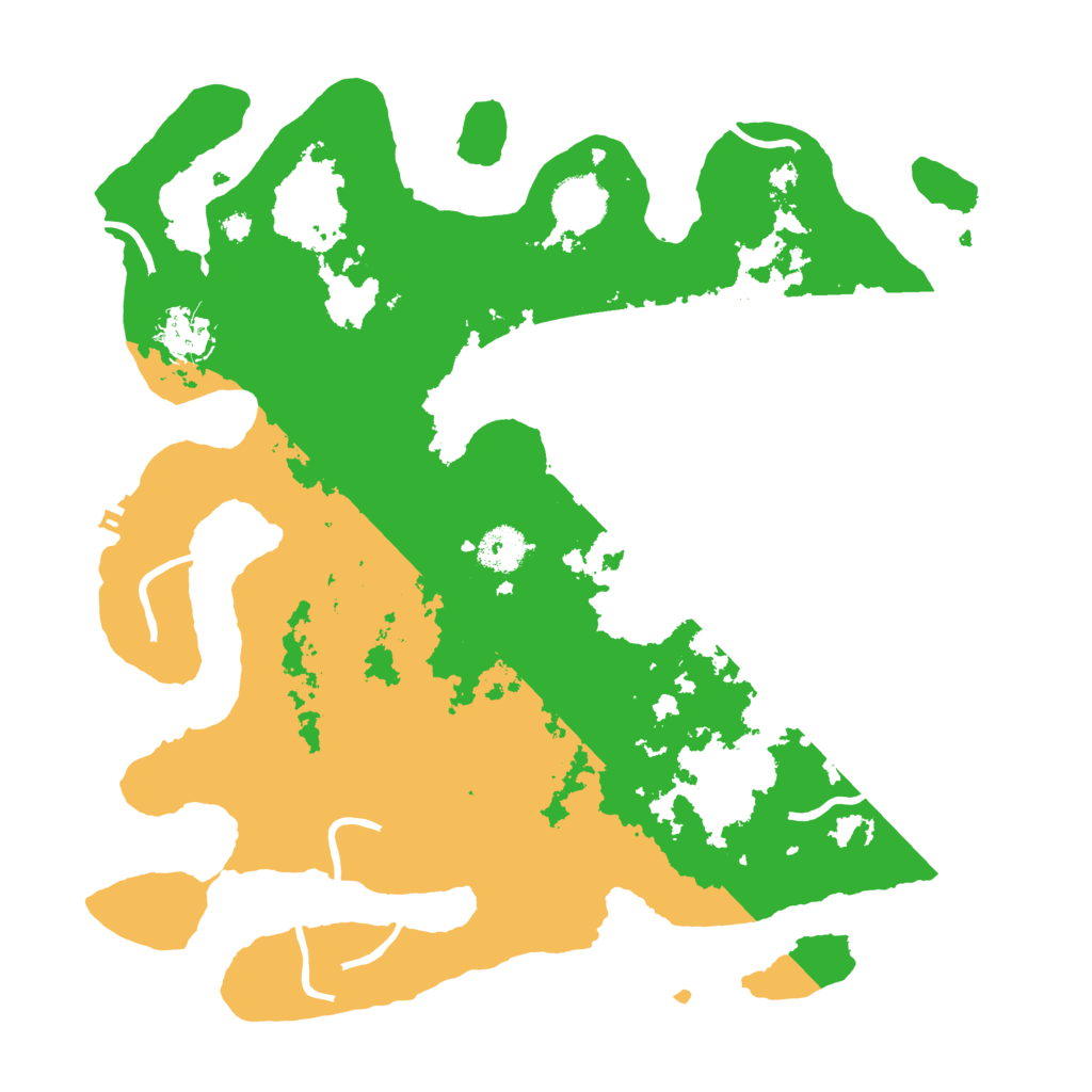 Biome Rust Map: Procedural Map, Size: 3550, Seed: 883869