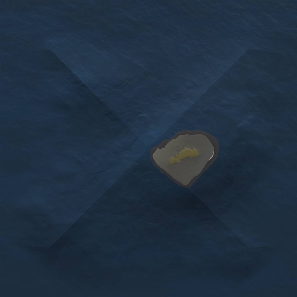 Rust Map: Barren, Size: 1000, Seed: 712372, 2 Monuments