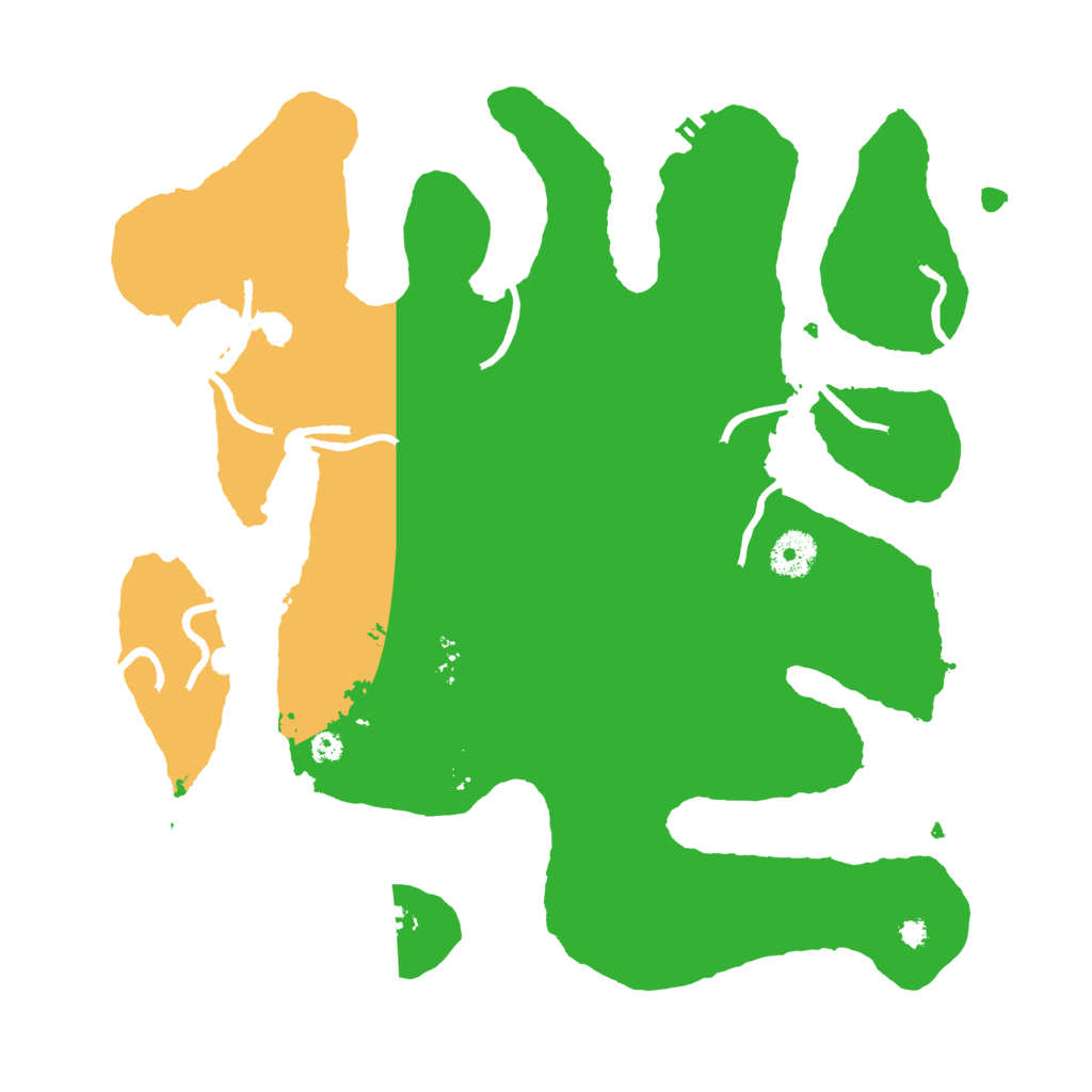 Biome Rust Map: Procedural Map, Size: 3550, Seed: 904973