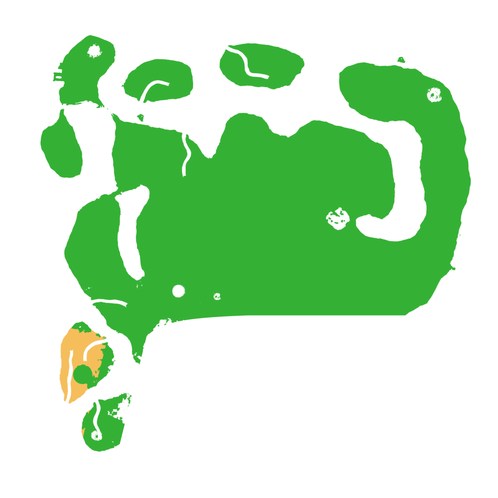 Biome Rust Map: Procedural Map, Size: 3500, Seed: 143849871