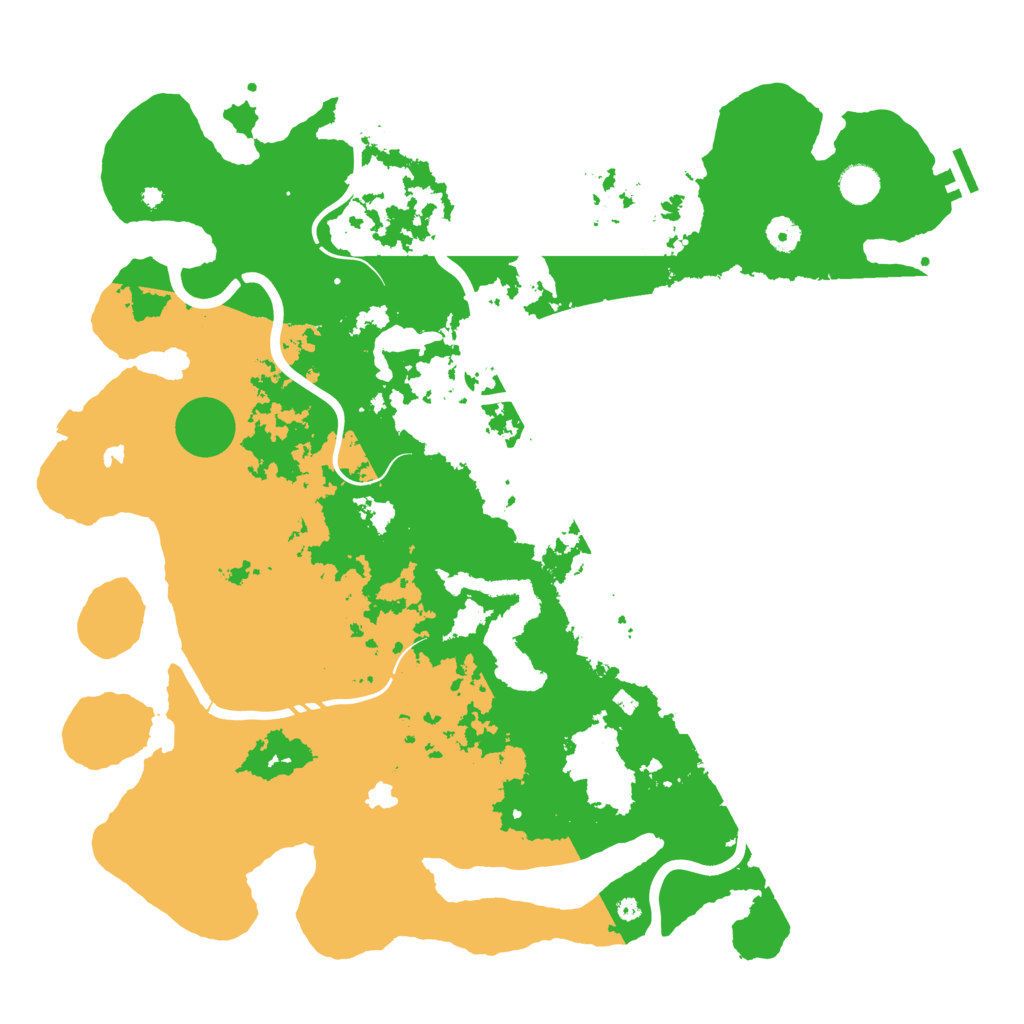 Biome Rust Map: Procedural Map, Size: 4500, Seed: 557020084