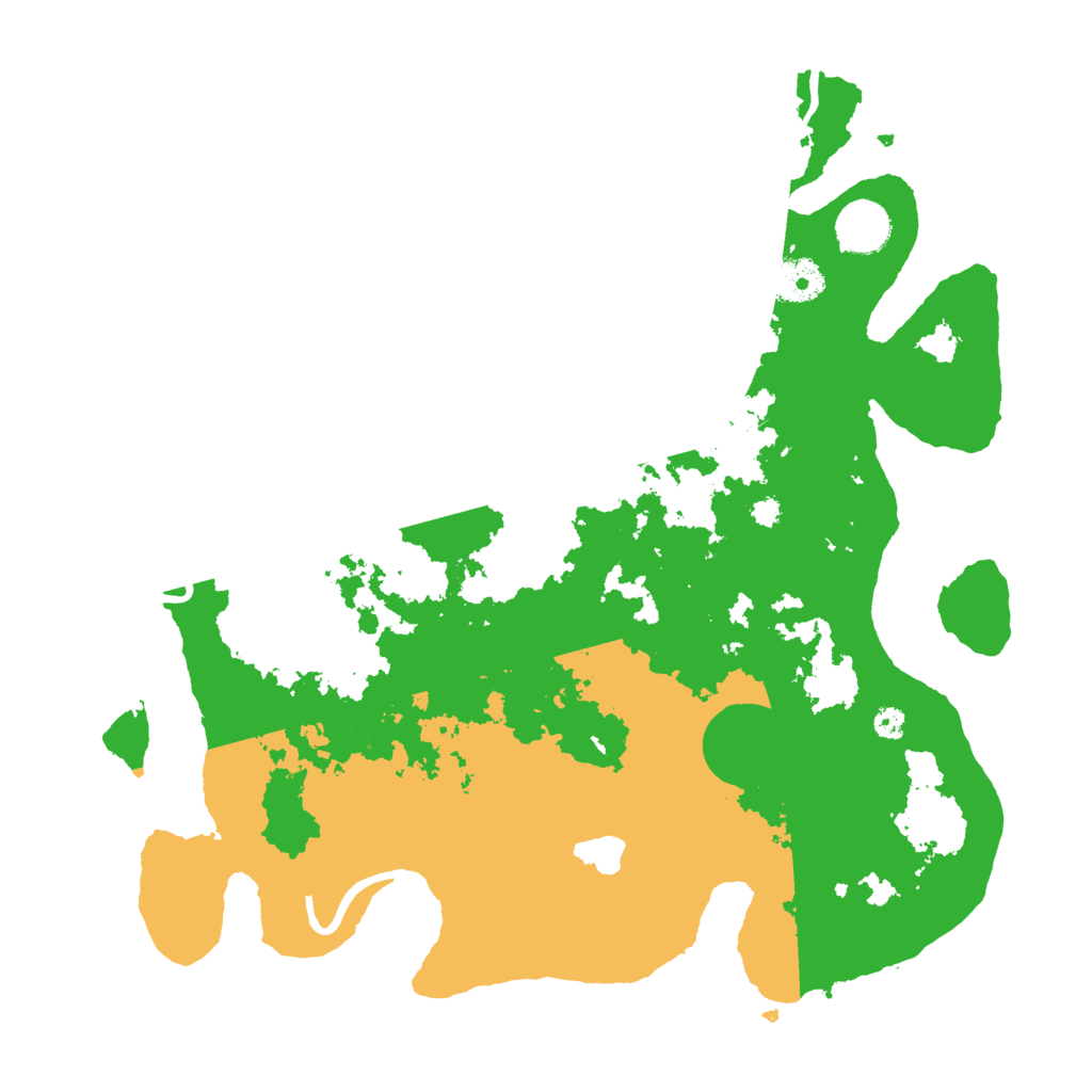 Biome Rust Map: Procedural Map, Size: 3550, Seed: 62625