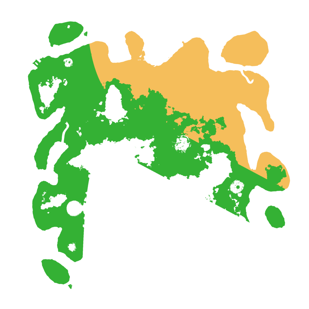 Biome Rust Map: Procedural Map, Size: 3550, Seed: 949983