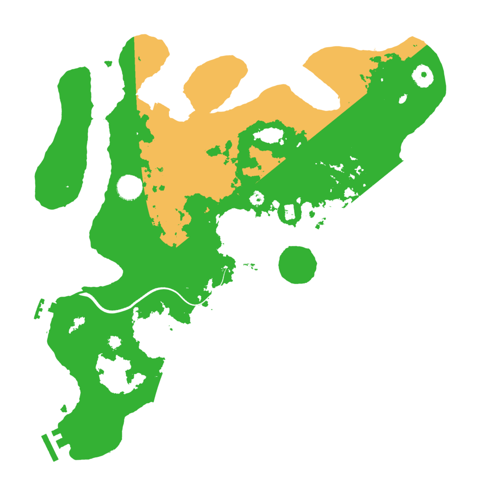 Biome Rust Map: Procedural Map, Size: 3550, Seed: 940639