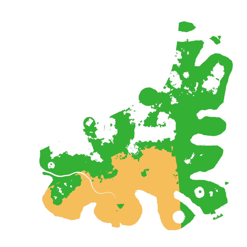 Biome Rust Map: Procedural Map, Size: 3550, Seed: 31450