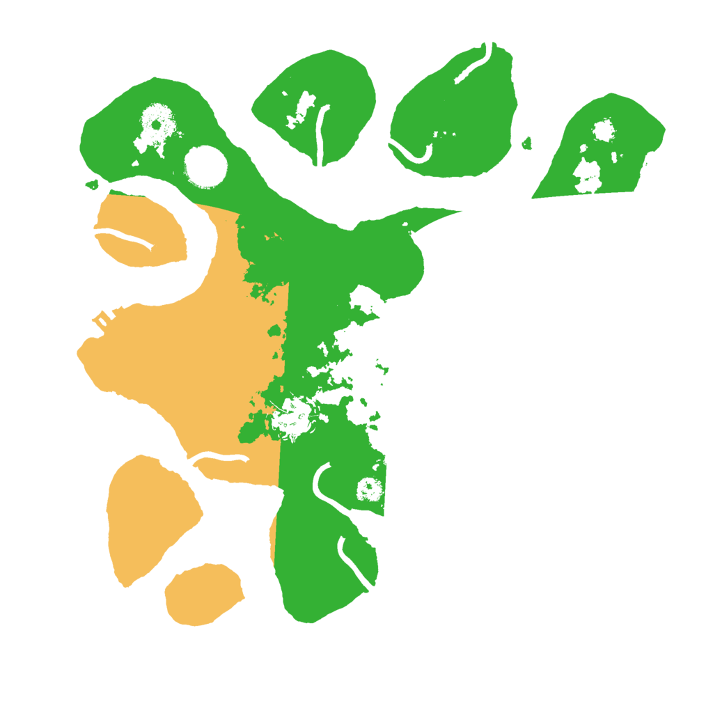 Biome Rust Map: Procedural Map, Size: 3000, Seed: 2239341