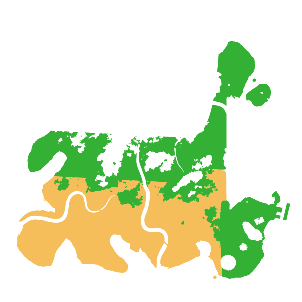 Biome Rust Map: Procedural Map, Size: 3550, Seed: 180452