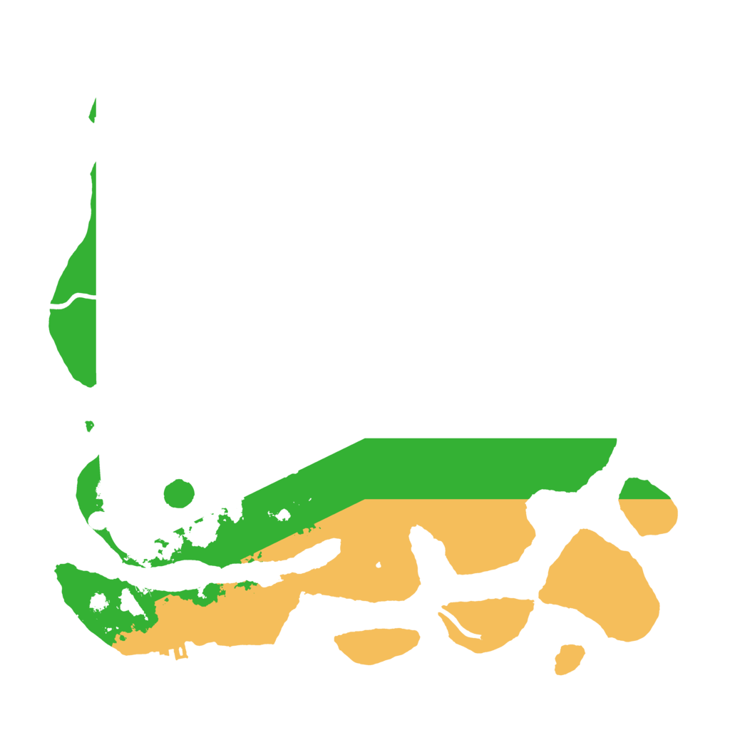 Biome Rust Map: Procedural Map, Size: 3550, Seed: 74949