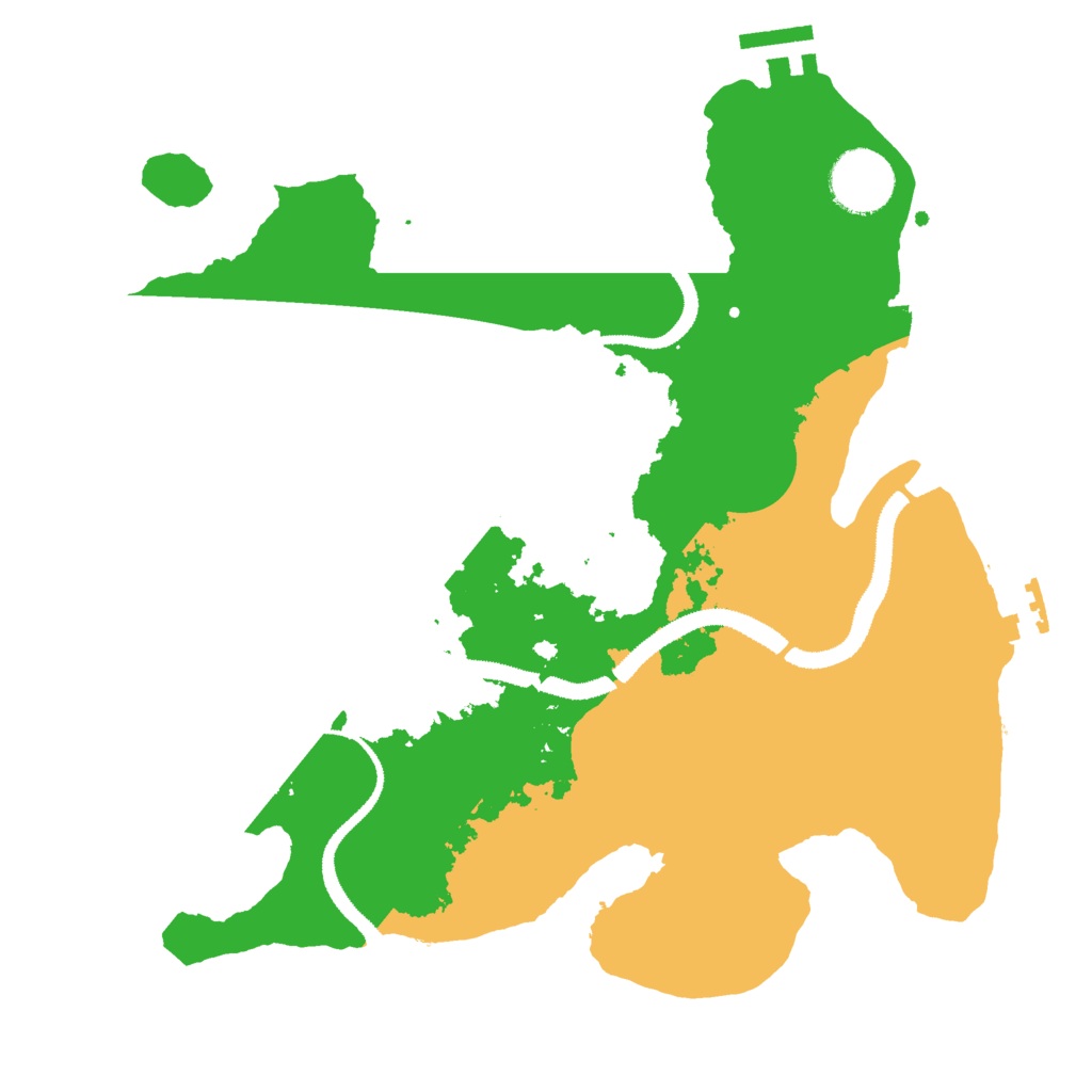 Biome Rust Map: Procedural Map, Size: 3000, Seed: 956312