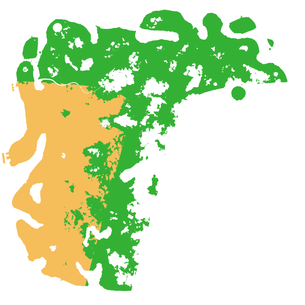 Biome Rust Map: Procedural Map, Size: 6000, Seed: 14