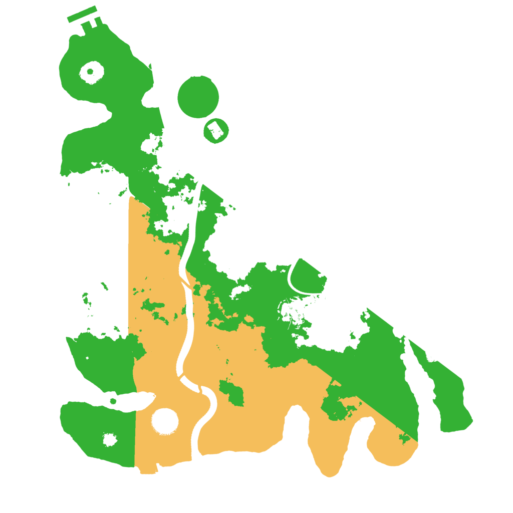 Biome Rust Map: Procedural Map, Size: 3376, Seed: 712358