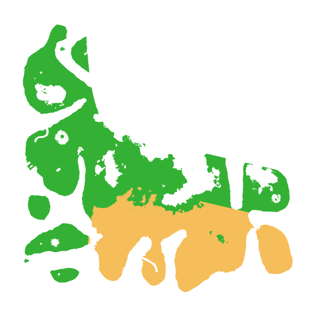 Biome Rust Map: Procedural Map, Size: 3550, Seed: 368681