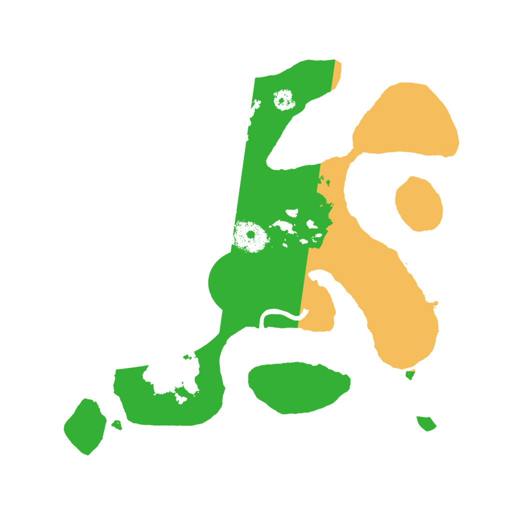 Biome Rust Map: Procedural Map, Size: 2500, Seed: 721