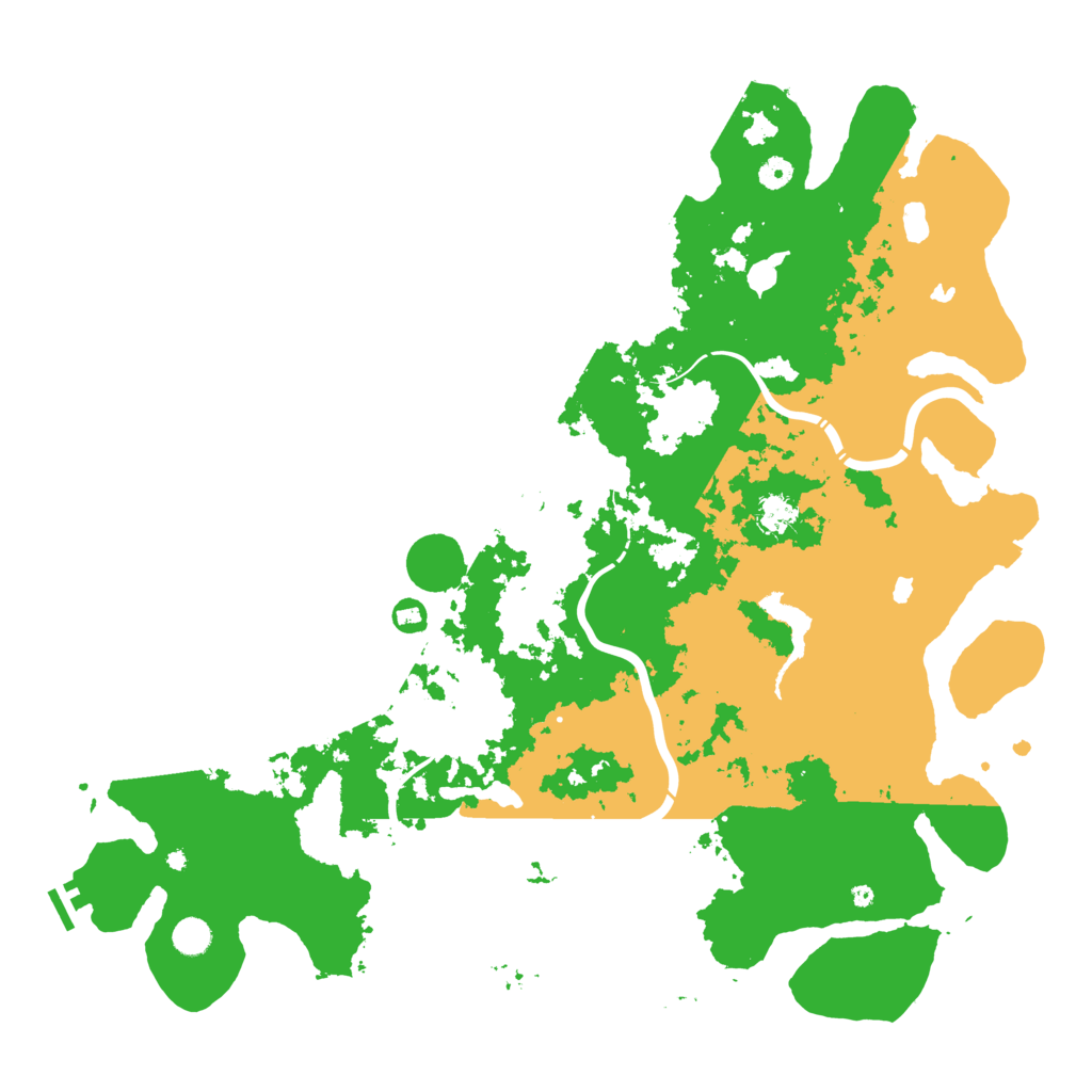 Biome Rust Map: Procedural Map, Size: 5000, Seed: 8