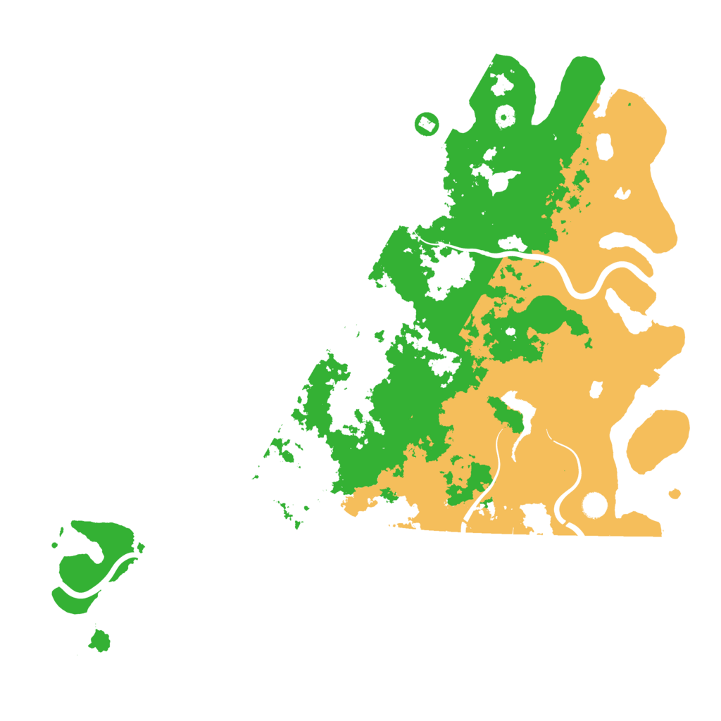 Biome Rust Map: Procedural Map, Size: 5000, Seed: 8