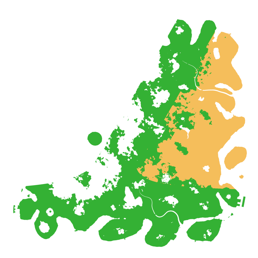 Biome Rust Map: Procedural Map, Size: 5000, Seed: 8