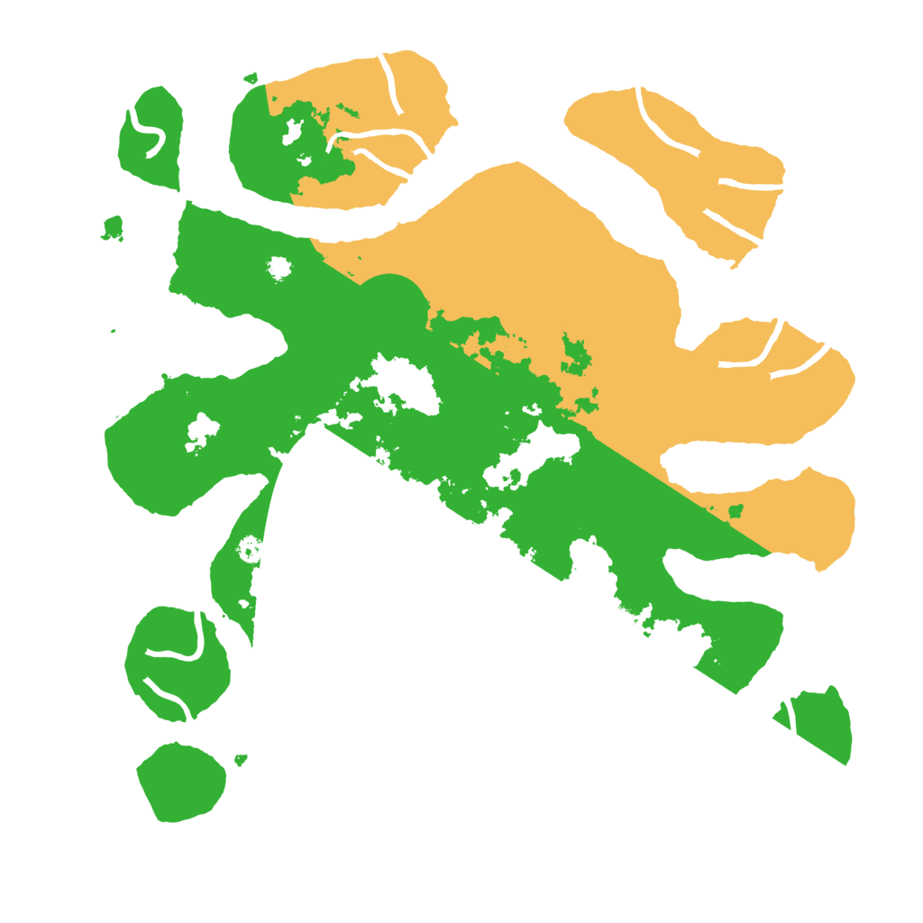 Biome Rust Map: Procedural Map, Size: 3550, Seed: 973062