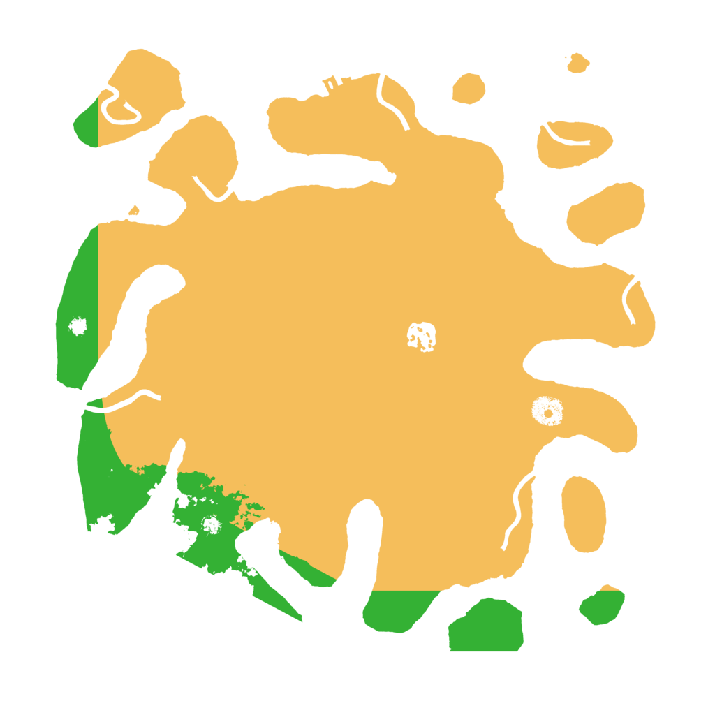 Biome Rust Map: Procedural Map, Size: 3500, Seed: 753049207