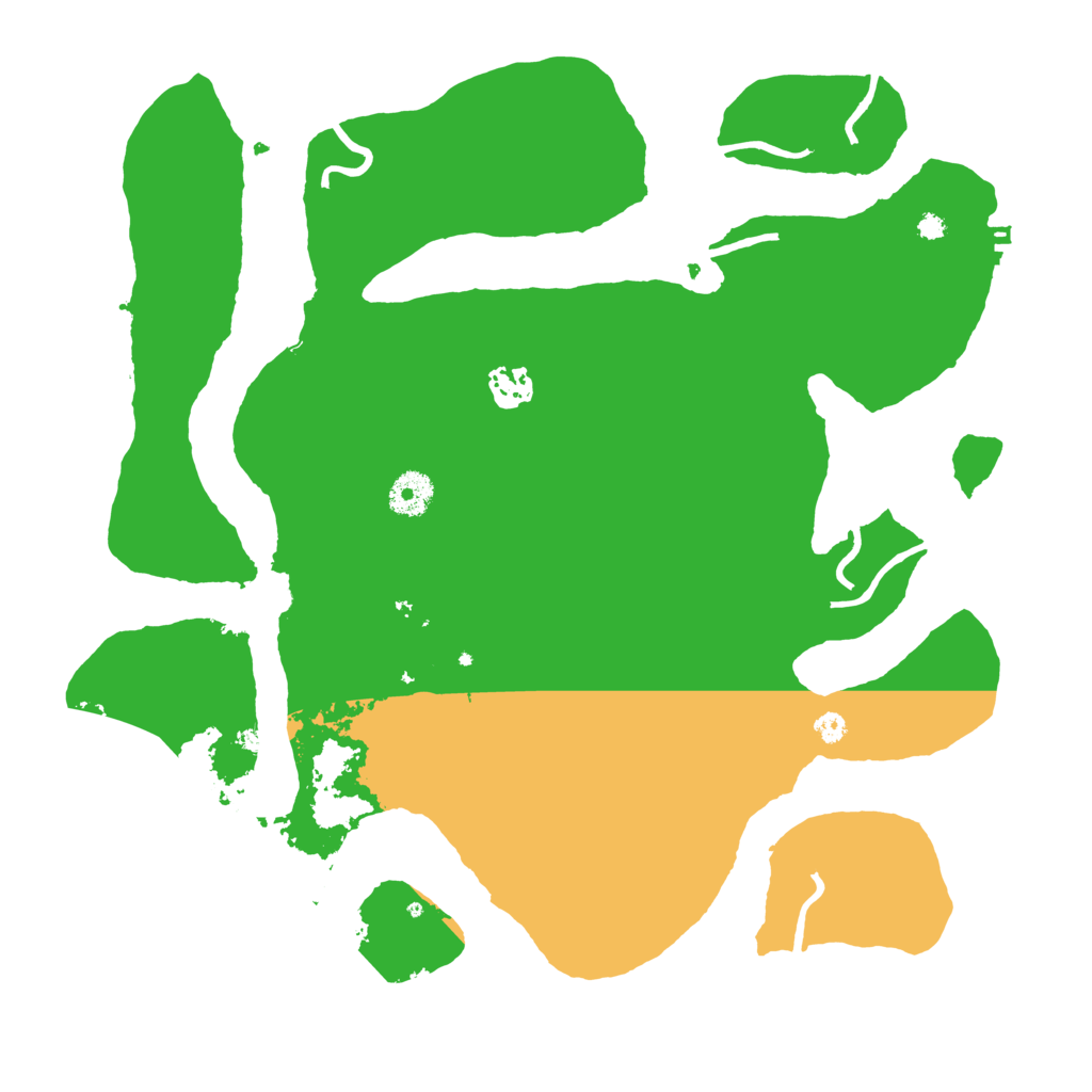 Biome Rust Map: Procedural Map, Size: 3700, Seed: 2051606739