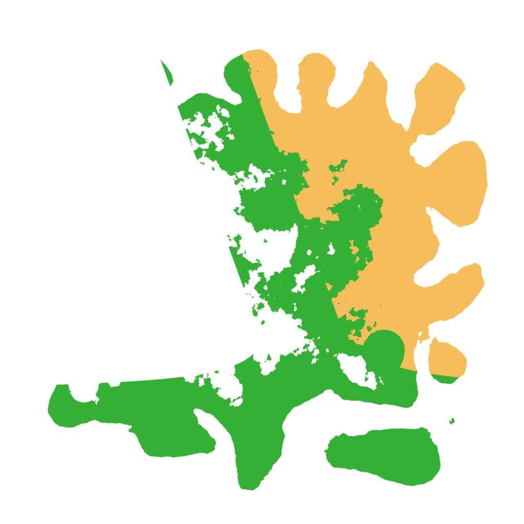 Biome Rust Map: Barren, Size: 3400, Seed: 222999444