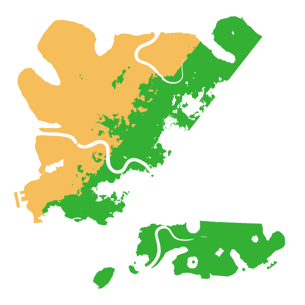 Biome Rust Map: Procedural Map, Size: 3950, Seed: 1477675401