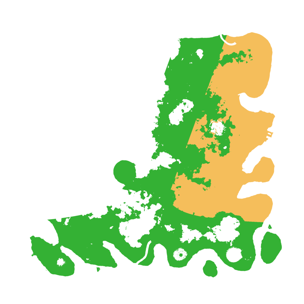 Biome Rust Map: Procedural Map, Size: 3600, Seed: 1536842554