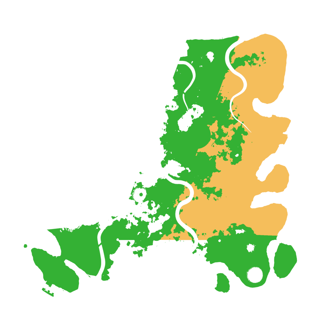 Biome Rust Map: Procedural Map, Size: 3600, Seed: 1536842554