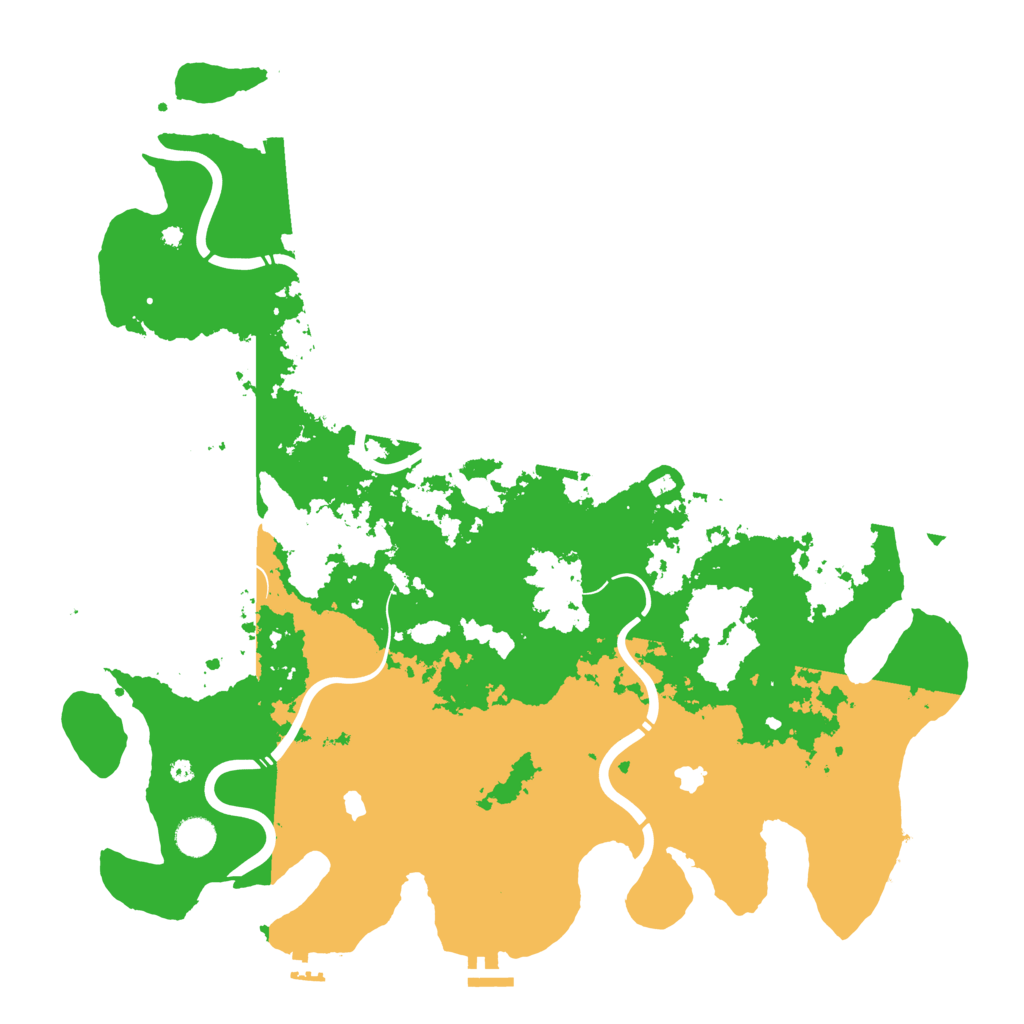 Biome Rust Map: Procedural Map, Size: 4500, Seed: 987114114