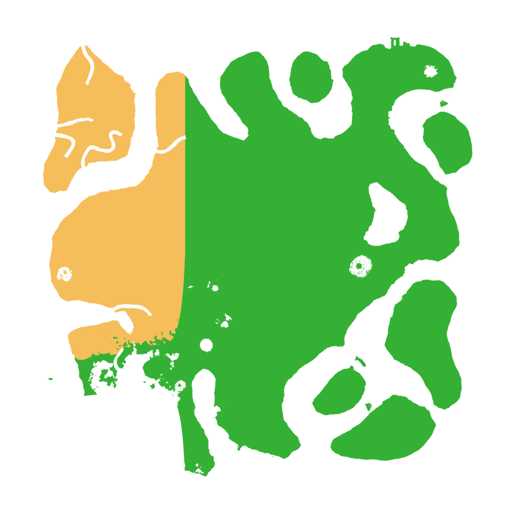 Biome Rust Map: Procedural Map, Size: 3500, Seed: 806951533