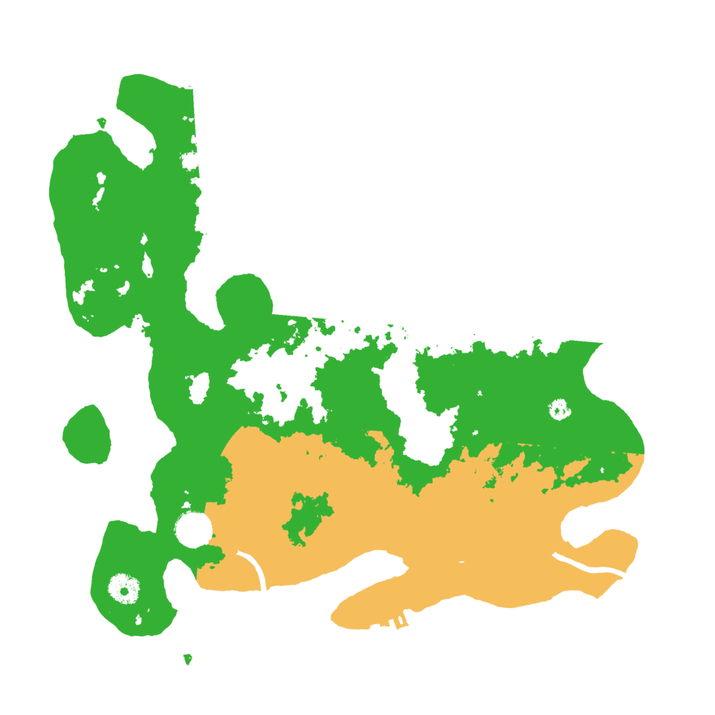 Biome Rust Map: Procedural Map, Size: 3500, Seed: 779058208