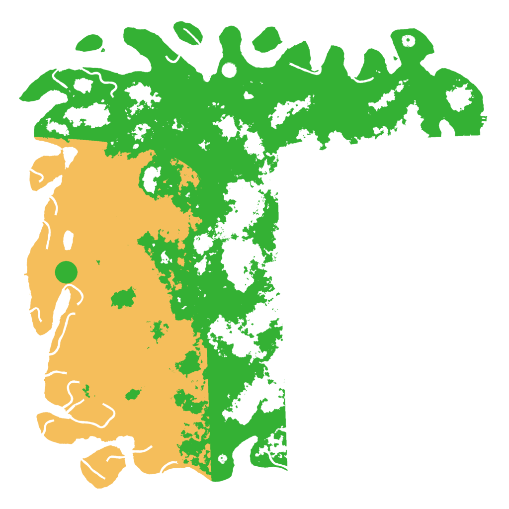 Biome Rust Map: Procedural Map, Size: 6000, Seed: 190384