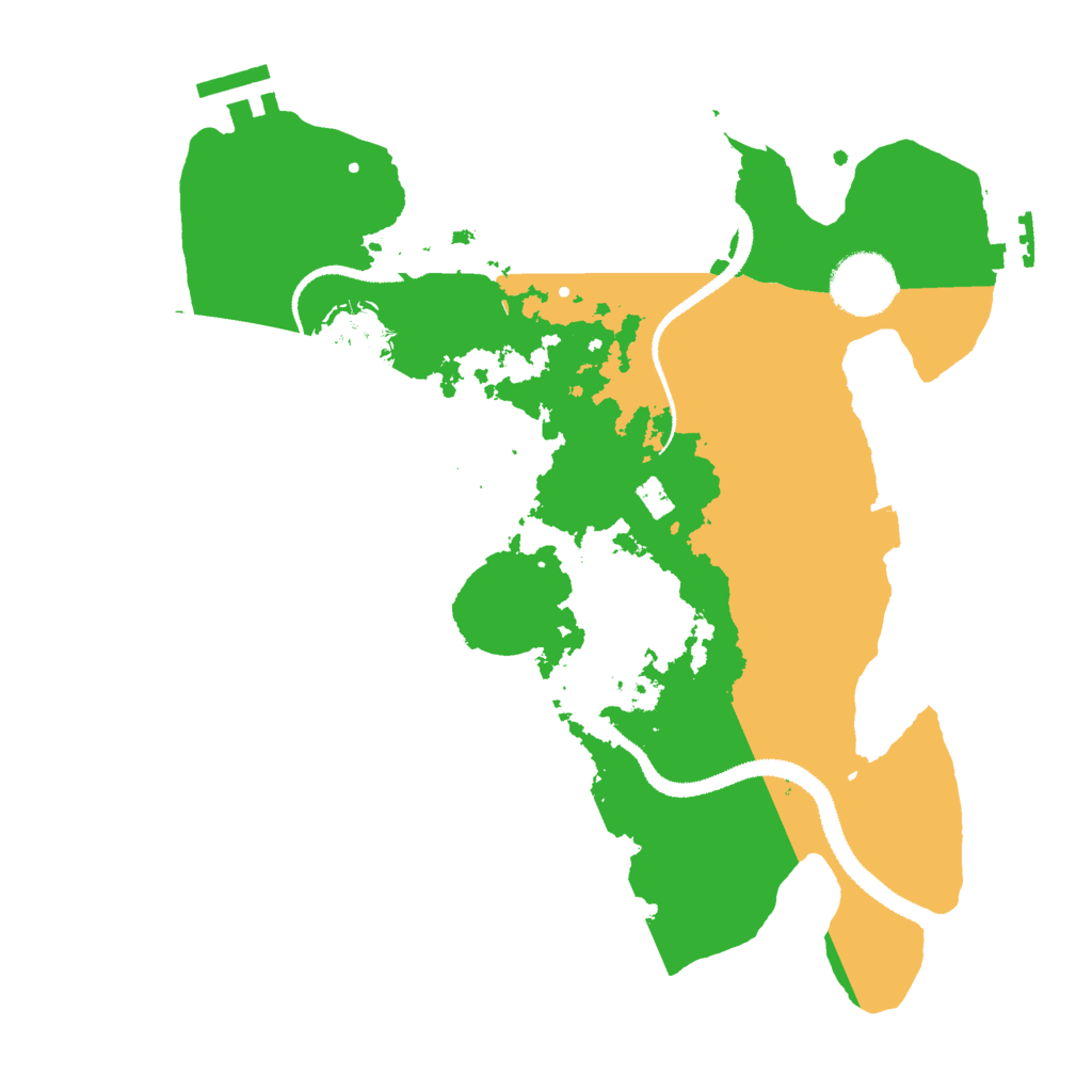 Biome Rust Map: Procedural Map, Size: 3000, Seed: 32