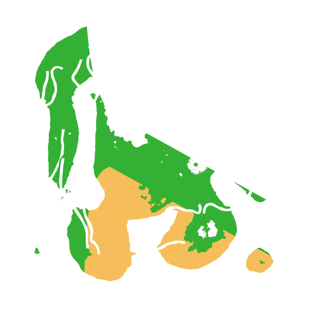 Biome Rust Map: Procedural Map, Size: 2700, Seed: 121315421